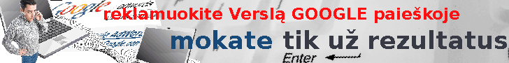 GOOGLE REKLAMA – reklamuokite versla google paieskoje (google adwords)